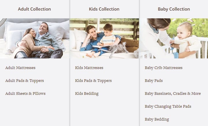 Naturepedic Mattress Adult Kids Baby Collections